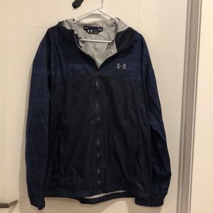 Under Armour Navy Rain Jacket/Windbreaker